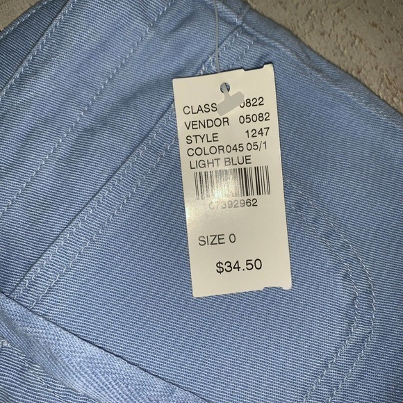Vintage Pants Capris Y2K 90's Venus Girl Trap Light Blue Drawstring Waist Sz 0 - Picture 4 of 9